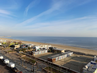 Stop at Hotel Ambassador, Pesaro, view from our room   